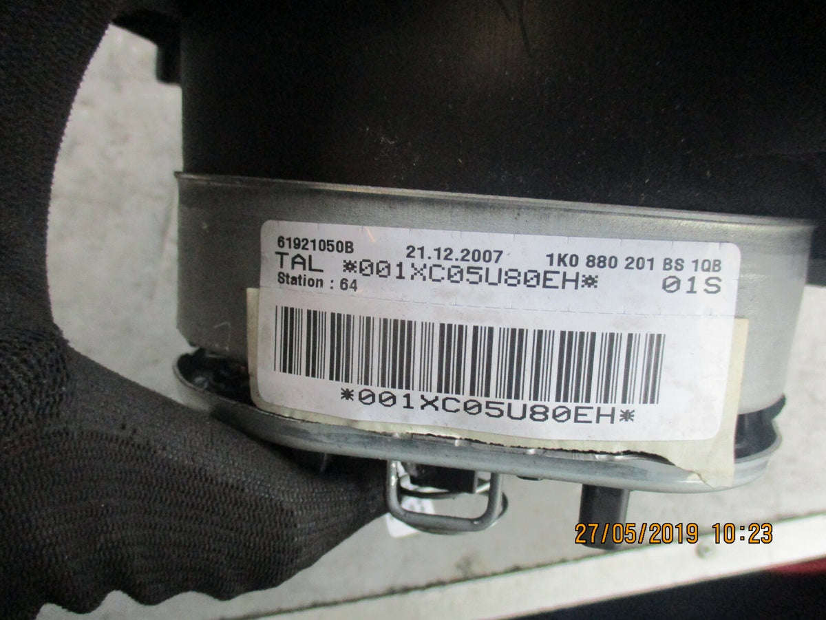 VW VOLKSWAGEN GOLF PLUS MK5 STEERING WHEEL AIRBAG 1K0880201BS