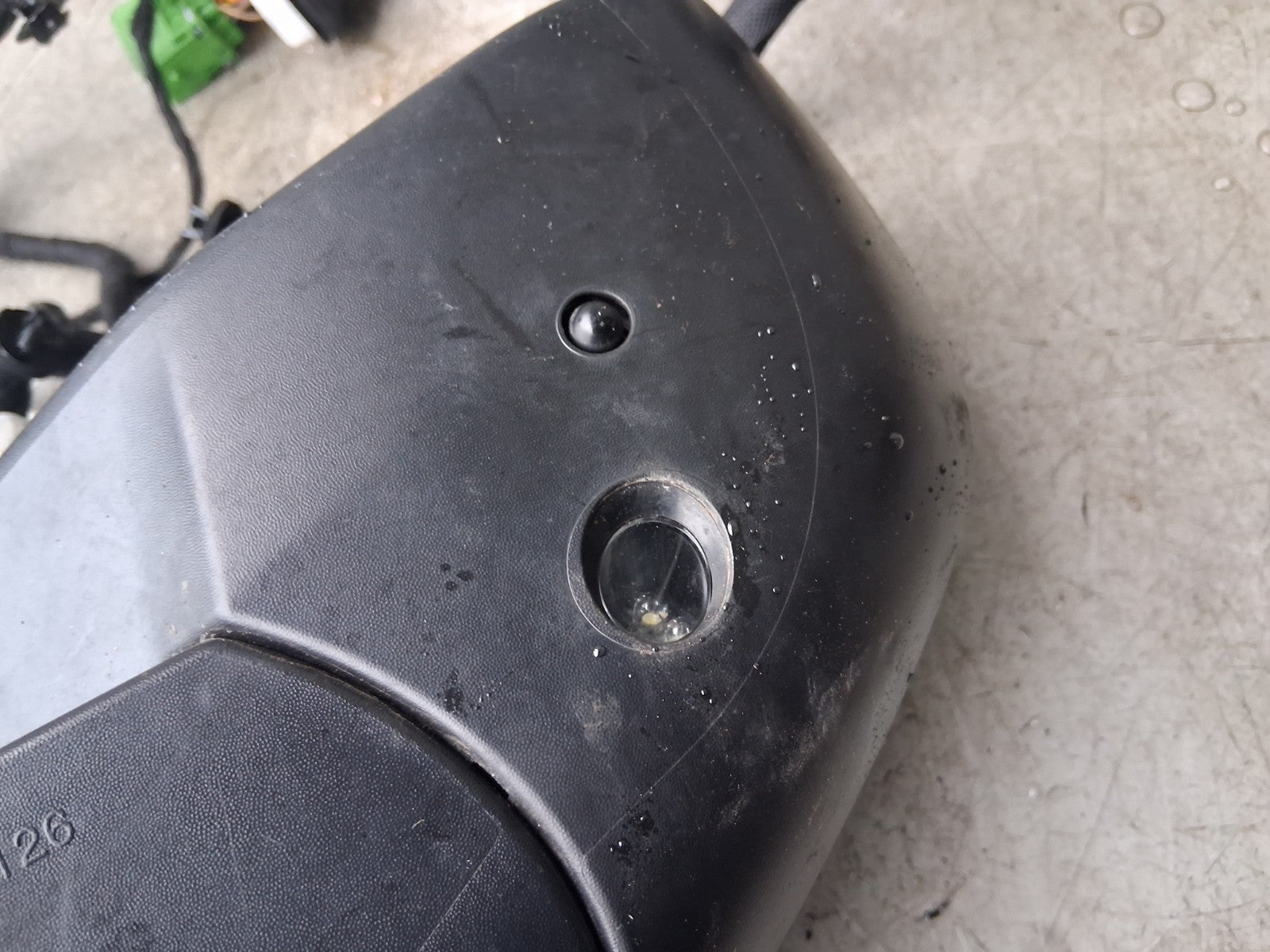 2023 CITROEN C4 MK3 OSF DRIVER SIDE RIGHT WING MIRROR POWER FOLD BLACK 984653529