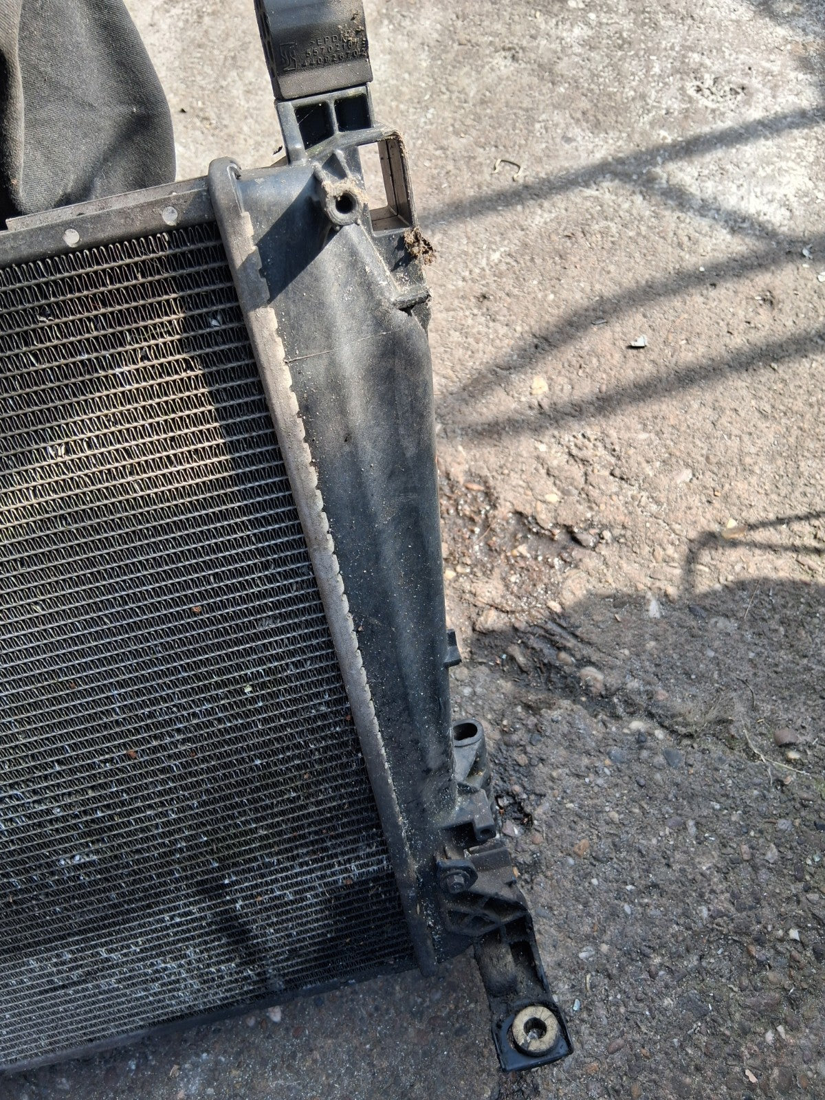 2012 VAUXHALL CORSA D 1.3 DIESEL MANUAL RADIATOR RAD PACK 466119570
