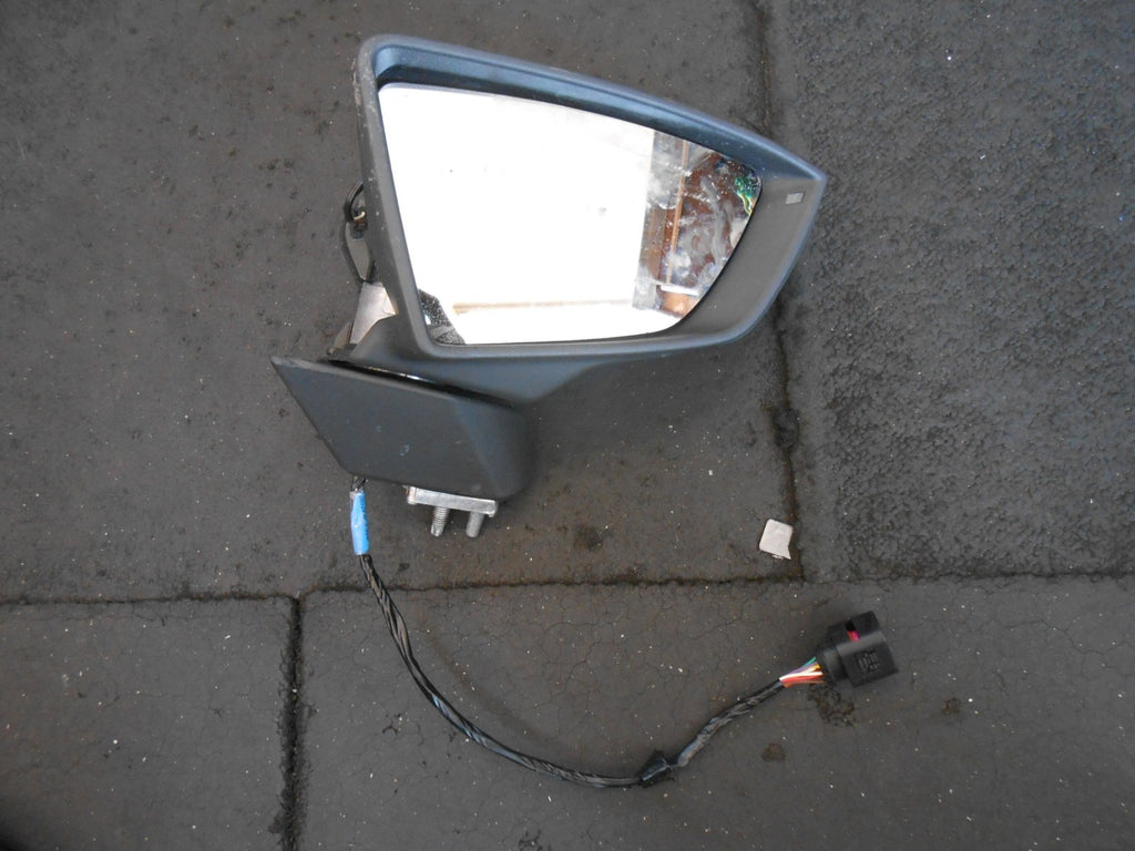 SEAT LEON 5F (MK3) 2018 OS DRIVER SIDE DOOR WING MIRROR DAMAGED