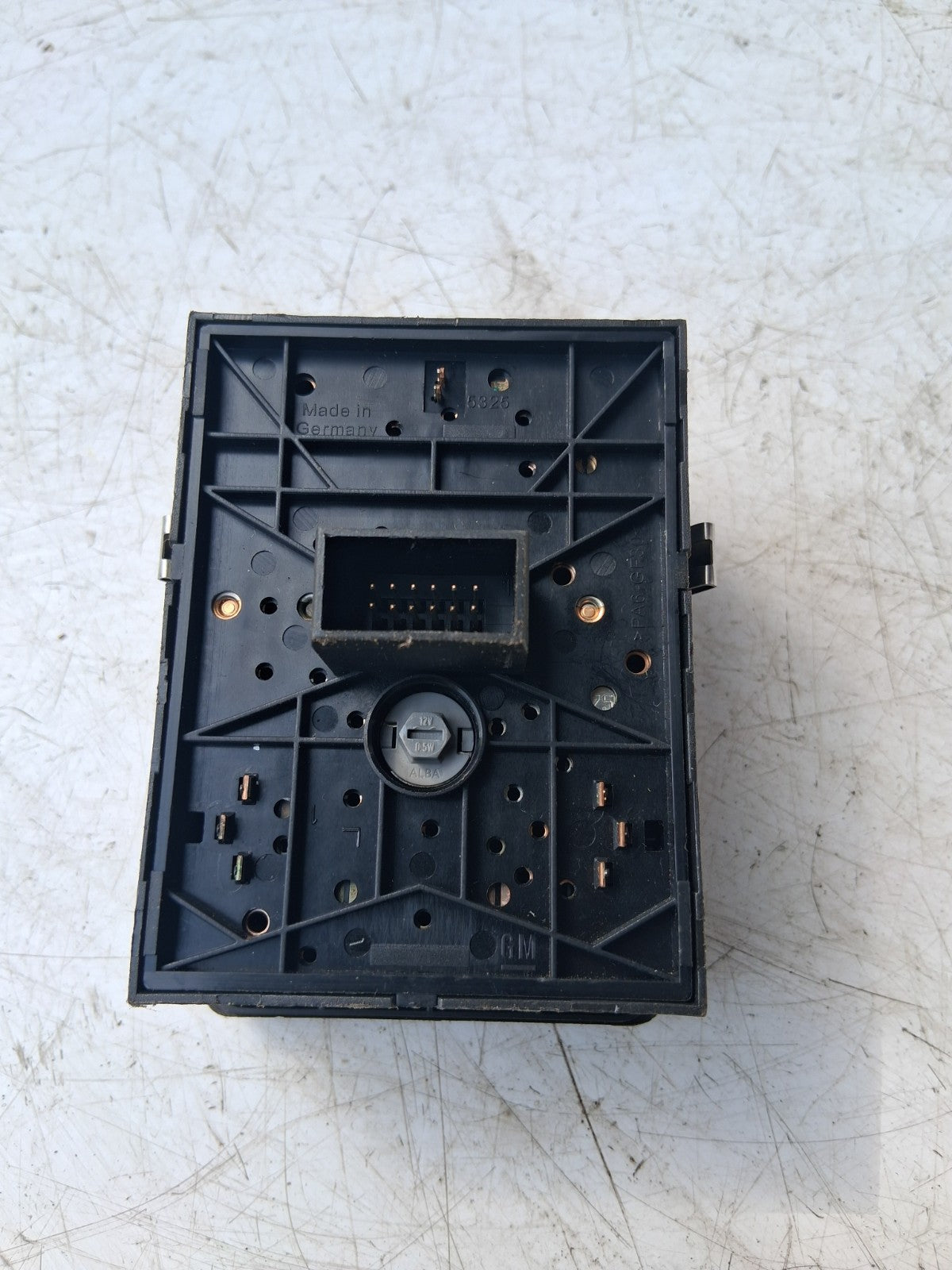 2006 VAUXHALL CORSA ADJUSTMENT SWITCH LIGHT ADJUSTER 0524119