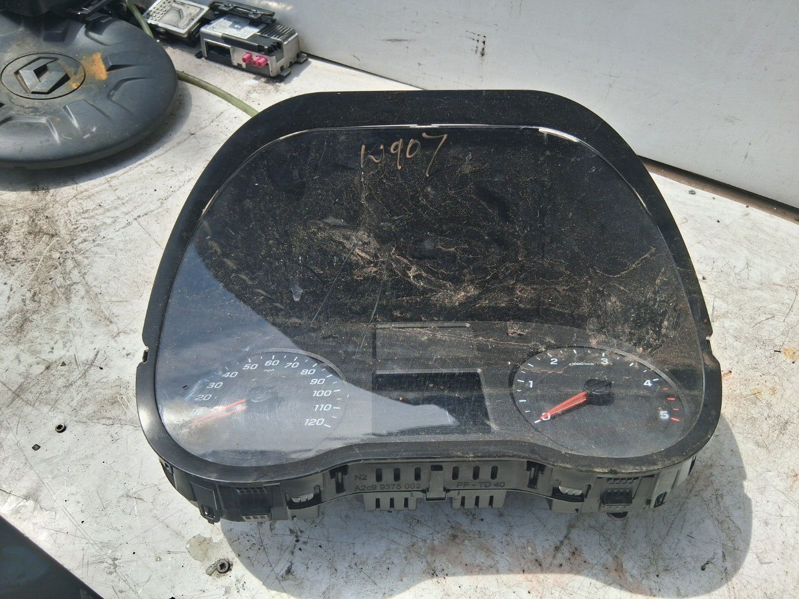 2018 MERCEDES BENZ SPRINTER W907 2.1 DIESEL SPEEDO CLUSTER A9079009803