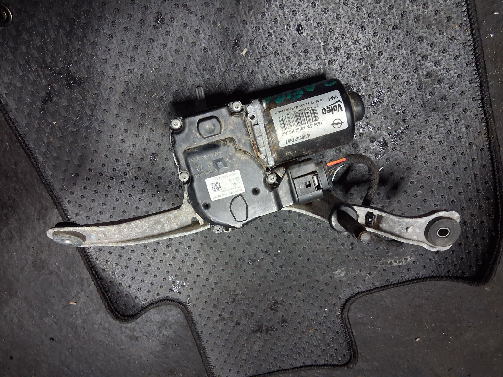 2018 VAUXHALL ZAFIRA C NSF WIPER MOTOR LINKAGE FRONT LEFT W000030851