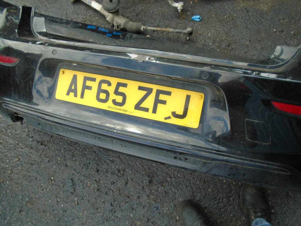 BMW 1 SERES F20 2015 LCI FACELIFT REAR BUMPER BLACK DAMAGED