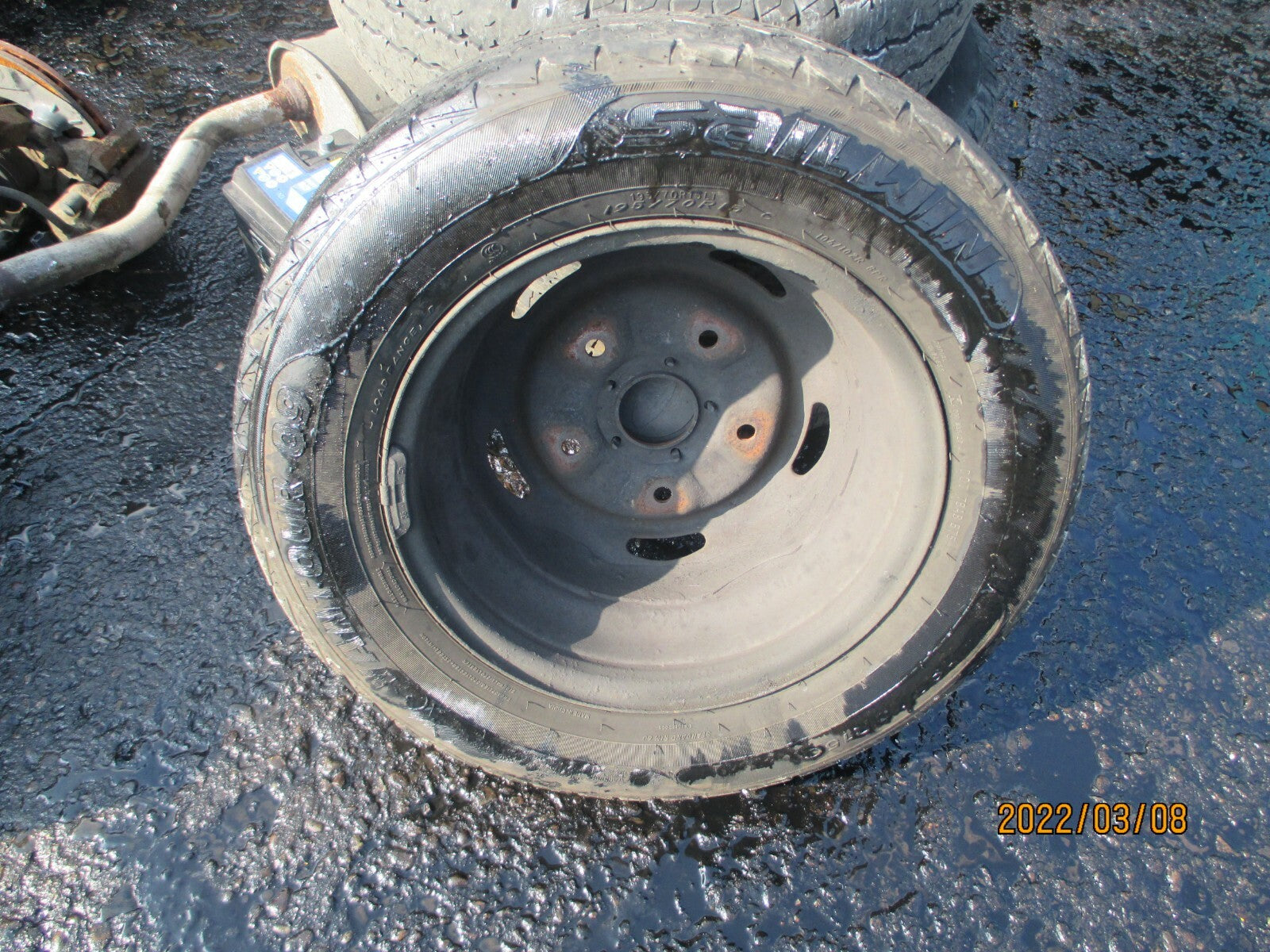 FORD TRANSIT MK7 2011 15 INCH STEEL WHEEL & TYRE 195/70R15 SAILWIN