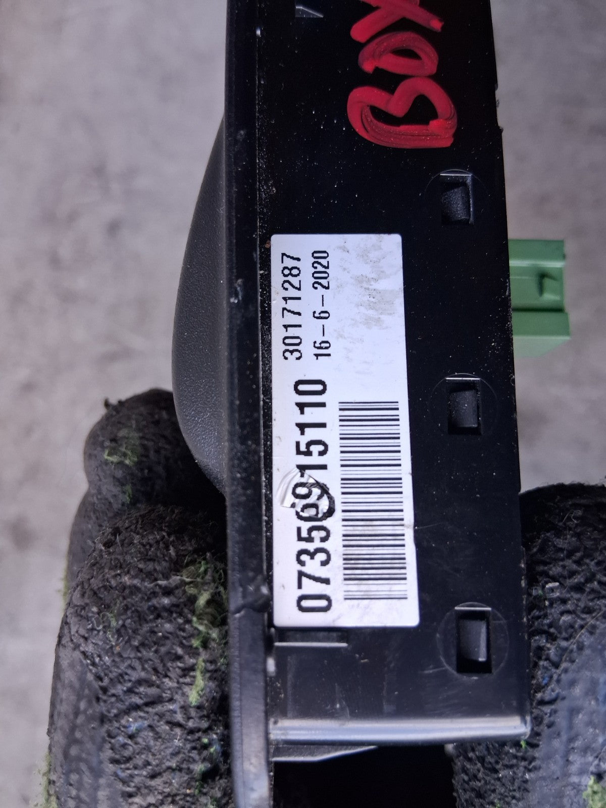 2021 PEUGEOT BOXER MK3 OSF DRIVER SIDE FRONT WINDOW CONTROL SWITCH 07356915110