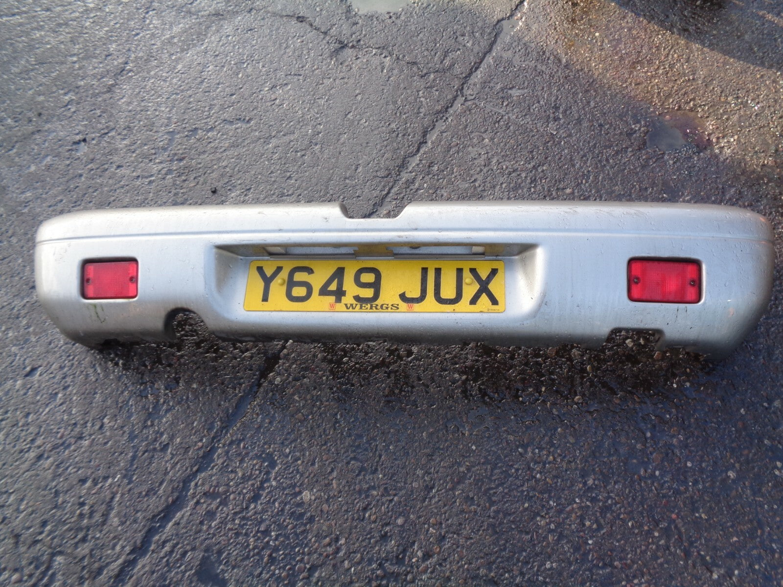 KIA SPORTAGE MK1 2001 COMPLETE REAR BUMPER SILVER