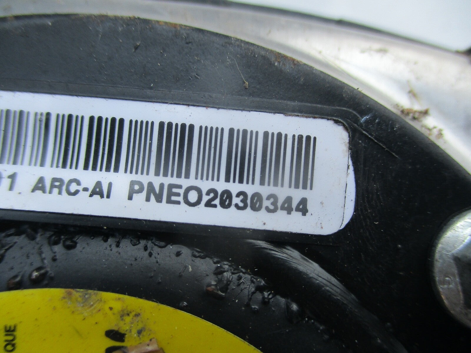 VAUXHALL ASTRA H MK5 2005 STEERING WHEEL SAFETY BAG B0237900-01
