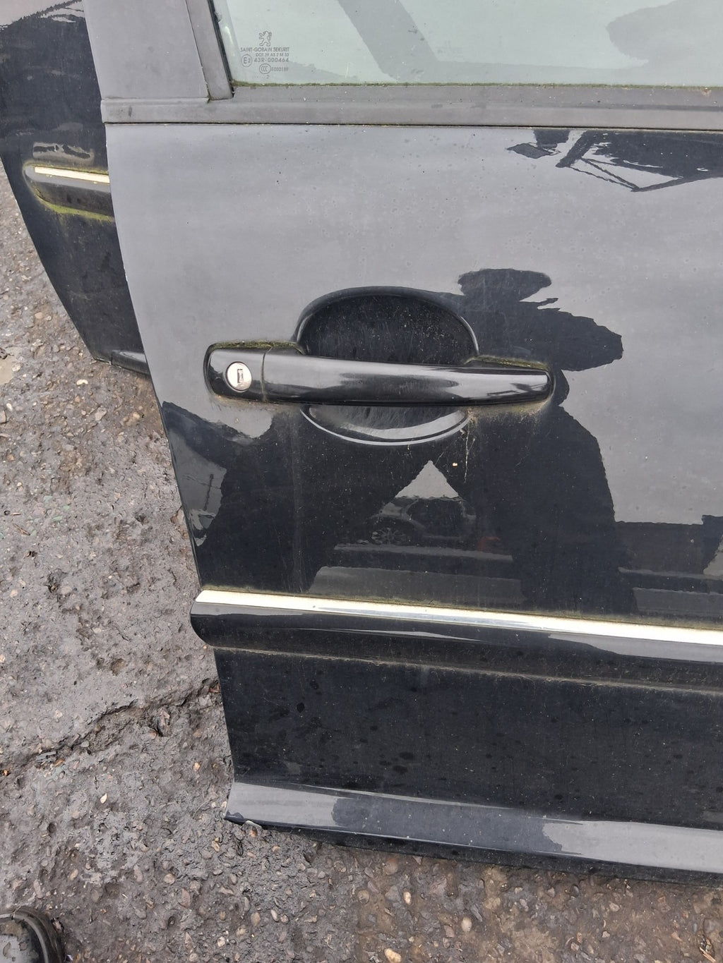 2012 PEUGEOT 207 OSF DRIVER SIDE FRONT RIGHT COMPLETE DOOR WITH WING MIRROR