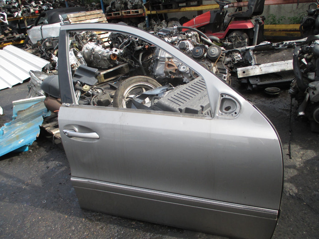 MERCEDES BENZ E CLASS W211 2003 OSF DRIVER SIDE FRONT BARE DOOR SILVER
