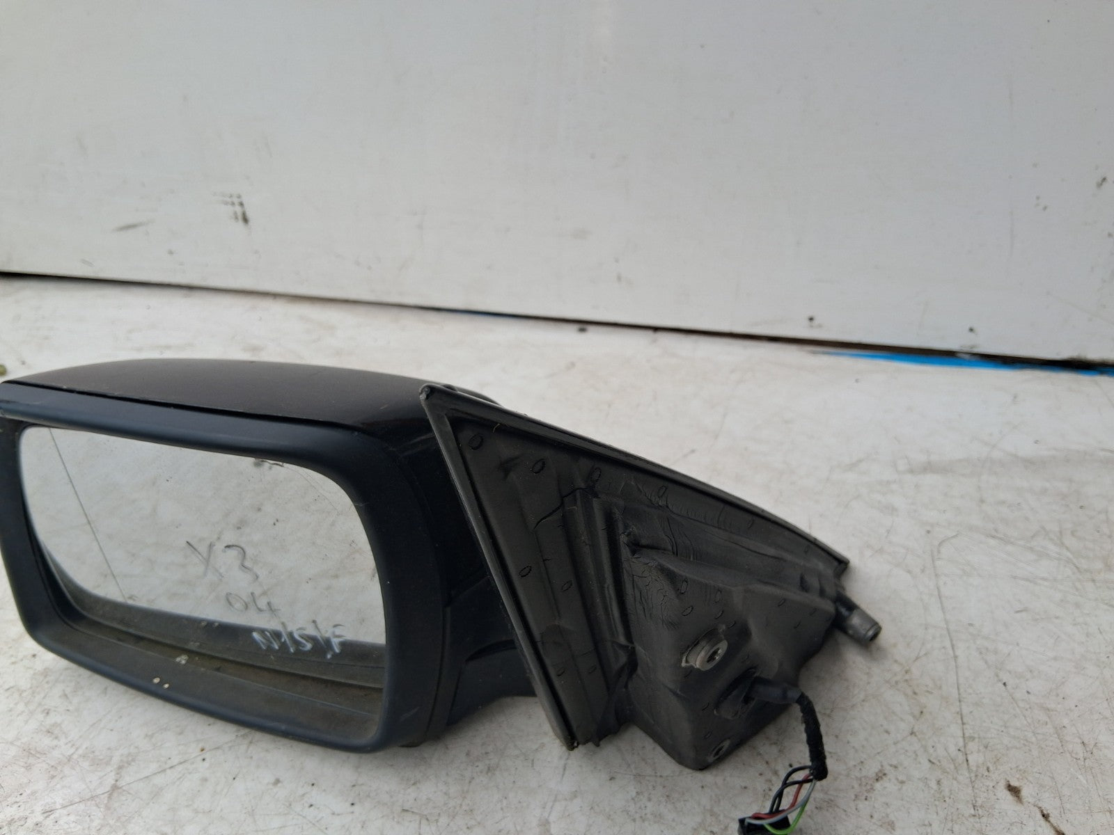 2004 BMW X3 E83 NSF PASSENGER SIDE FRONT ELECTRIC WING MIRROR BLACK