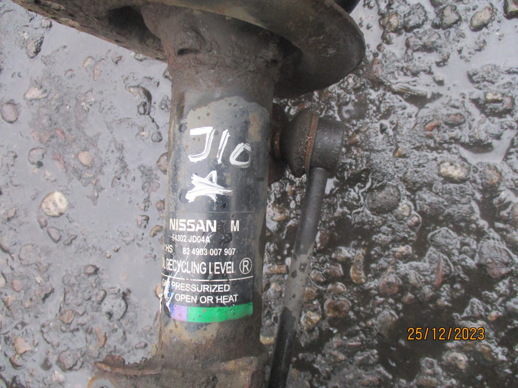 NISSAN QASHQAI J10 2009 1.5 DIESEL OSF DRIVER FRONT SHOCK ABSORBER 54302JD04A
