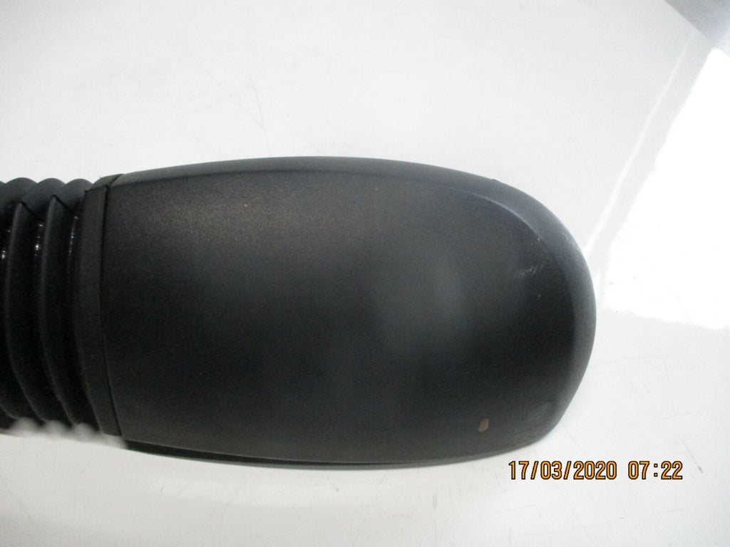 FIAT PUNTO MK2 2004 OS DRIVER SIDE MANUAL DOOR WING MIRROR BLACK 0157179