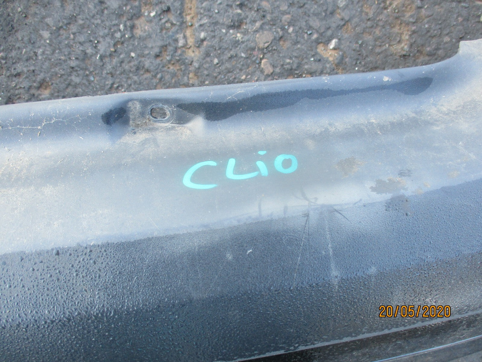 RENAULT CLIO MK2 2001 - 2005 FACELIFT REAR COMPLETE BUMPER BLACK