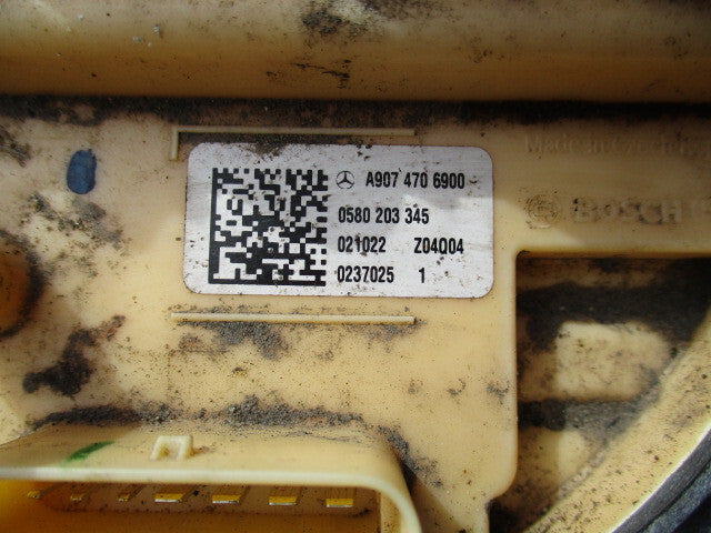 2020 MERCEDES SPRINTER W907 FUEL PUMP AND SENDER UNIT A9074706900