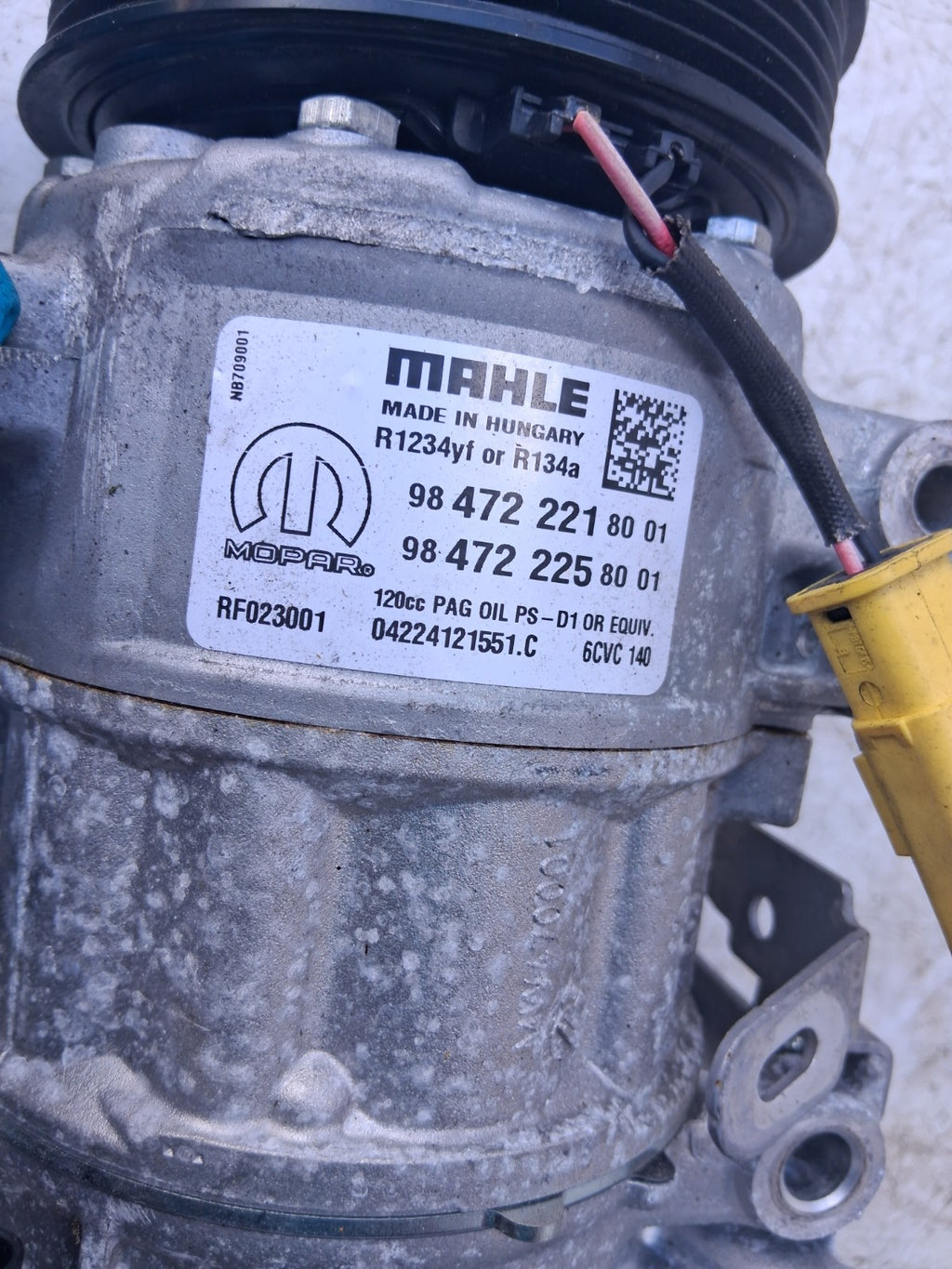 2024 VAUXHALL GRANDLAND 1.2 PETROL AIR CON COMPRESSOR PUMP 9847222180