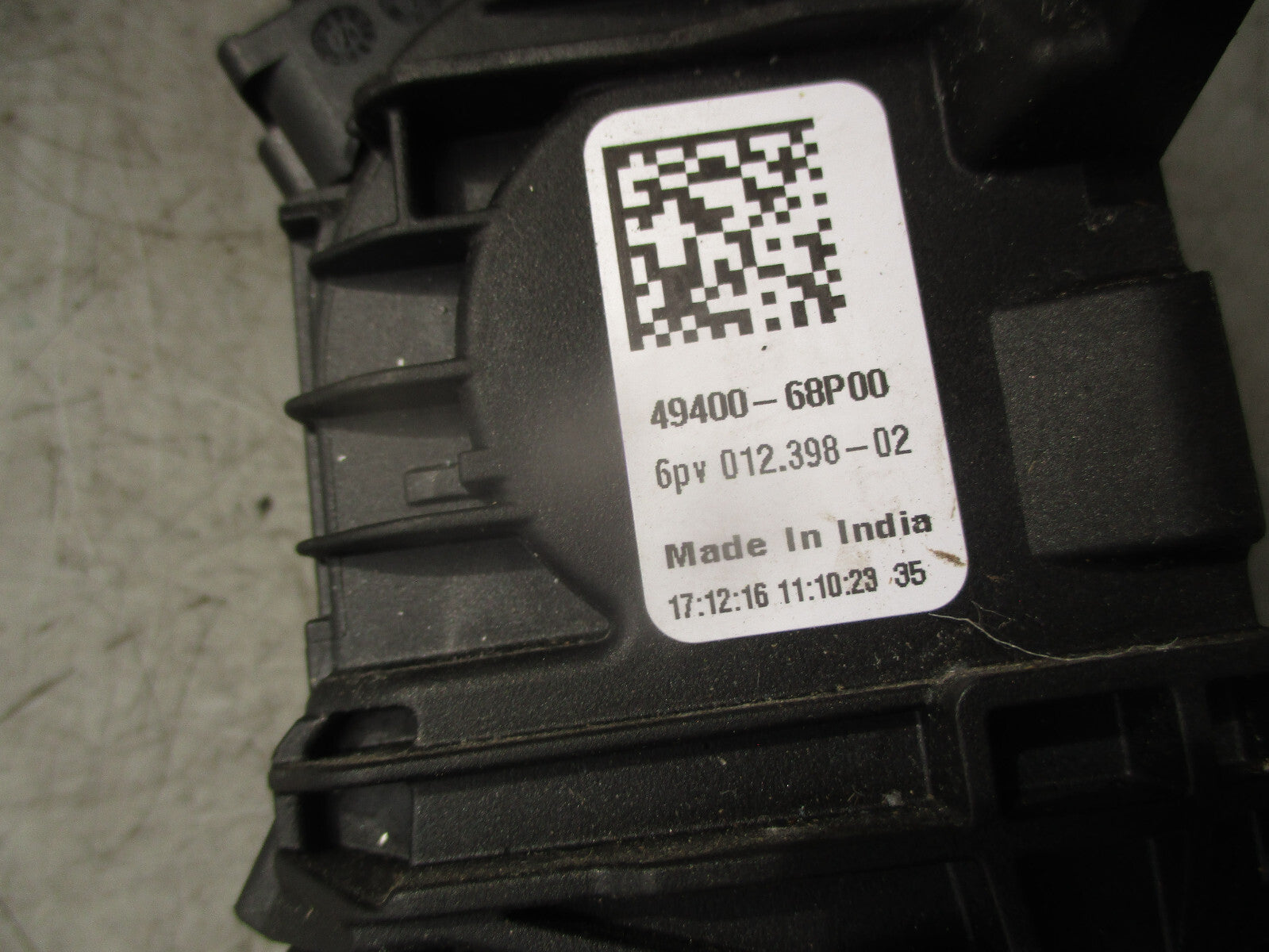 2020 SUZUKI SWIFT MK4 1.0 PETROL ACCELERATOR GAS THROTTLE PADDLE 4940068P00