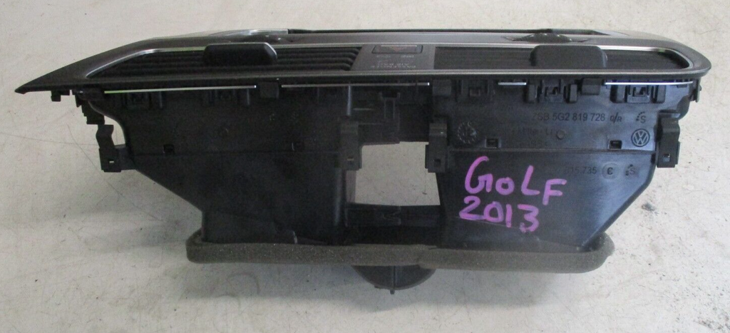 VW VOLKSWAGEN GOLF MK7 2013 SAT NAV DISPLAY SCREEN TRIM & VENTS ZSB5G2819728