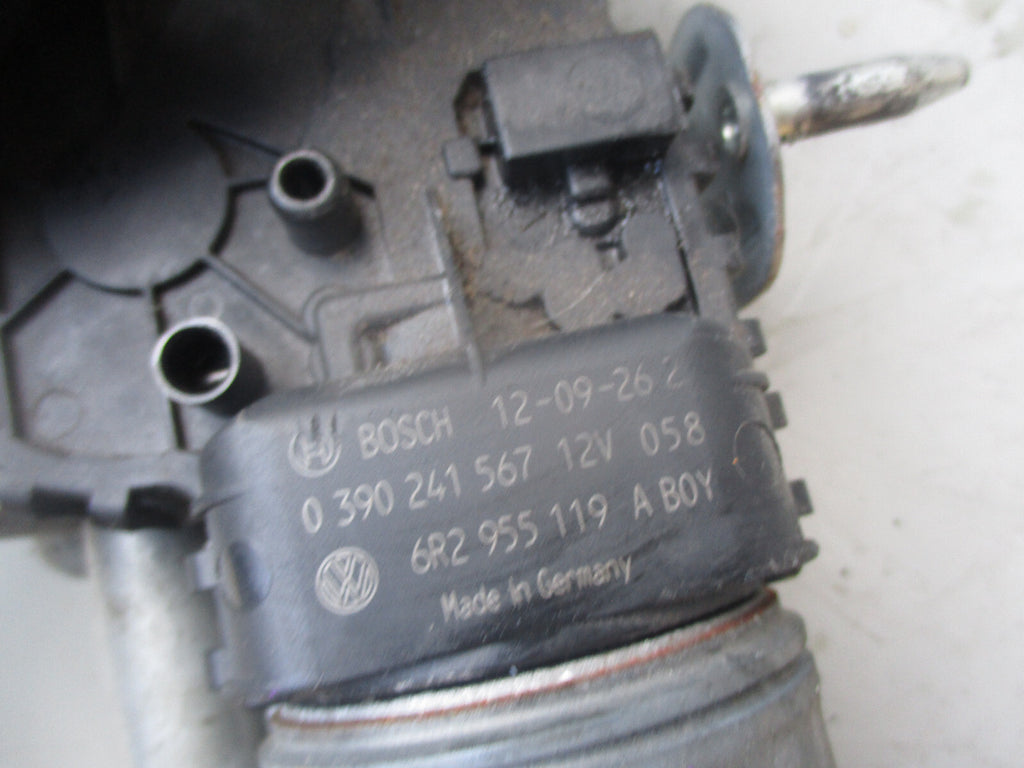 SEAT IBIZA MK4 2012 FRONT WIPER MOTOR & LINKAGES 6R2955119A