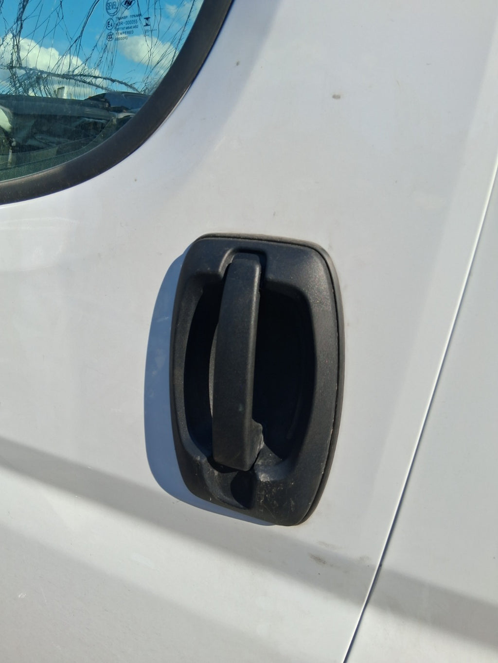 2025 CITROEN RELAY MK3 HIGH ROOF NS PASSENGER SIDE FRONT DOOR HANDLE BLACK