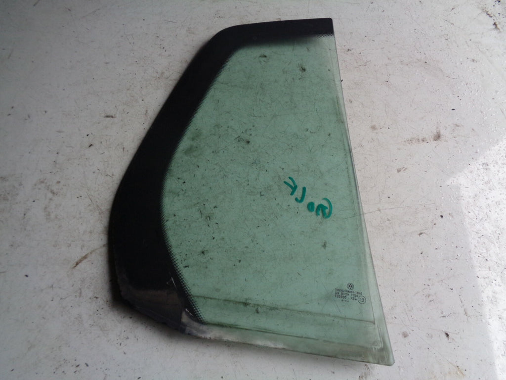 VW VOLKSWAGEN MK5 NS PASSENGER SIDE REAR QUARTER GLASS