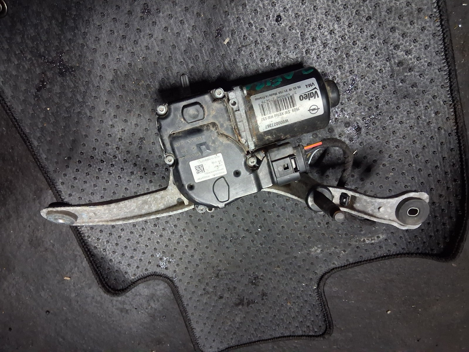 2018 VAUXHALL ZAFIRA C NSF WIPER MOTOR LINKAGE FRONT LEFT W000030851