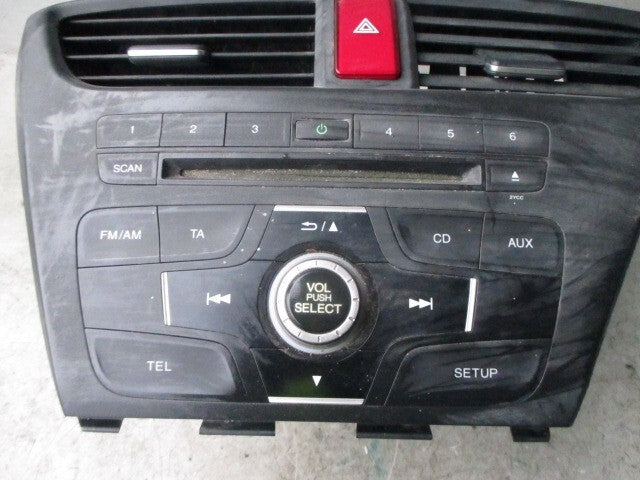 2013 HONDA CIVIC MK9 RADIO STEREO CD PLAYER HEAD UNIT 39100TV0E120M1