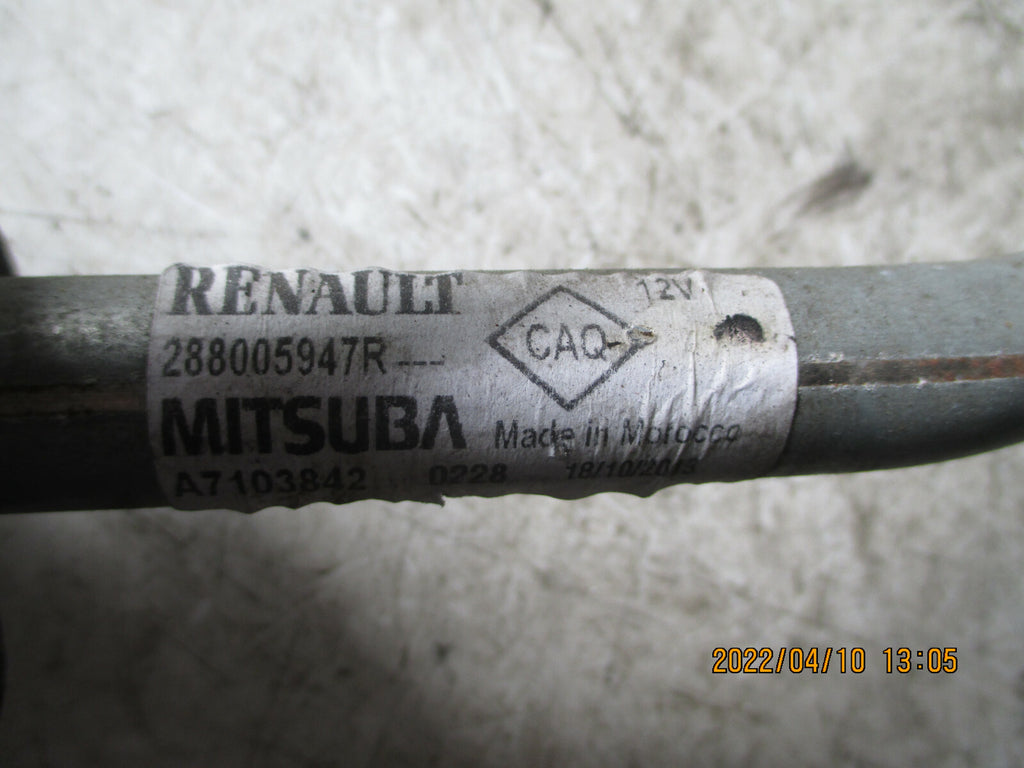 RENAULT CAPTUR 2018 FRONT WINDSCREEN WIPER MOTOR LINKAGE 288005947R