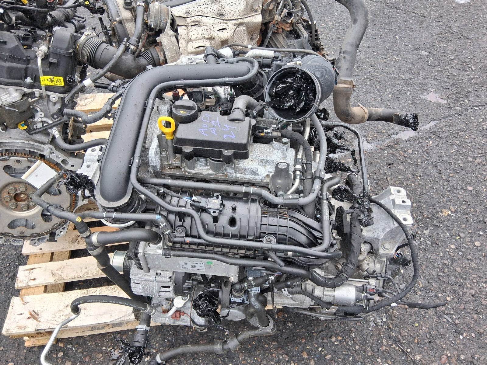 2024 AUDI A1 MK2 1.0 PETROL COMPLETE ENGINE WITH PUMPS AND INJECTORS DKLA