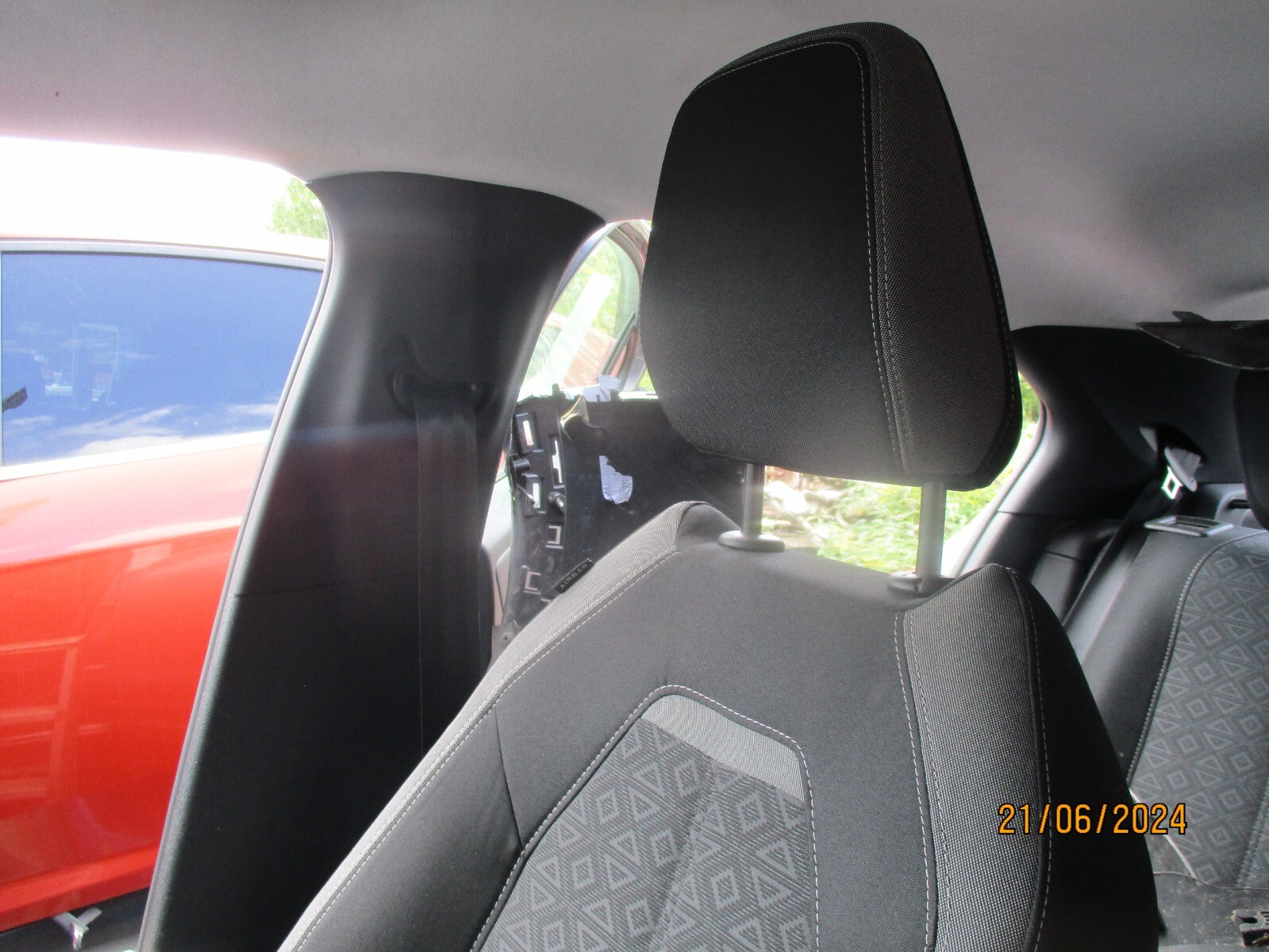 VAUXHALL MOKKA B MK2 2022 OSF DRIVER SIDE FRONT COMPLETE SEAT FABRIC