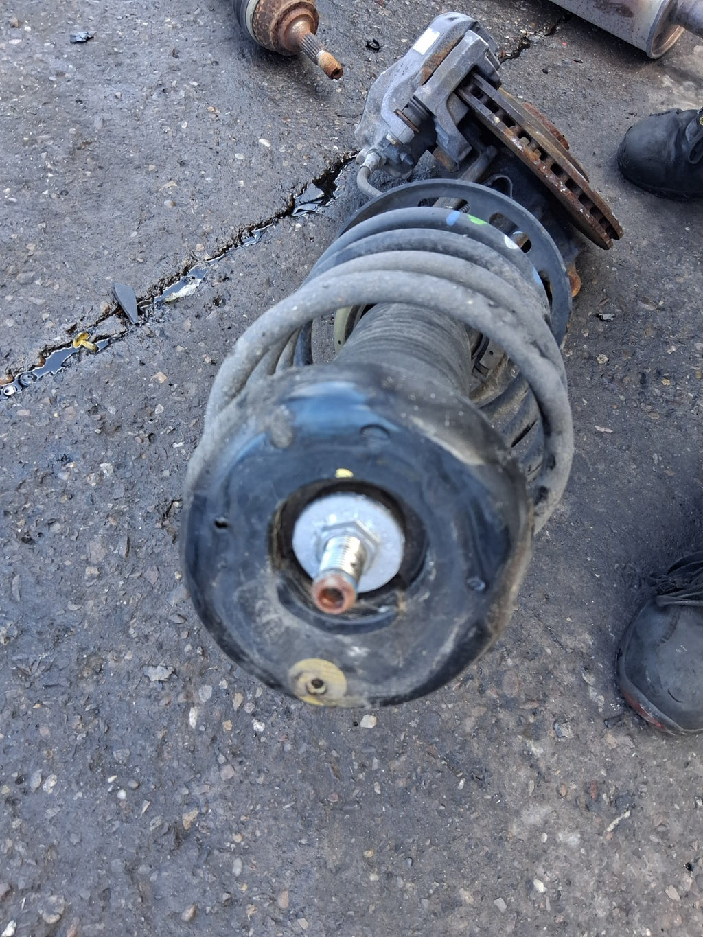 2021 CITROEN C3 MK3 1.2 PETROL MANUAL OS DRIVER SIDE FRONT LEG SHOCK HUB CALIPER
