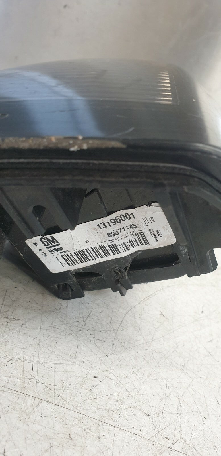 VAUXHALL MERIVA A MK1 BLACK SMOKED OSR DRIVER SIDE REAR LIGHT LAMP