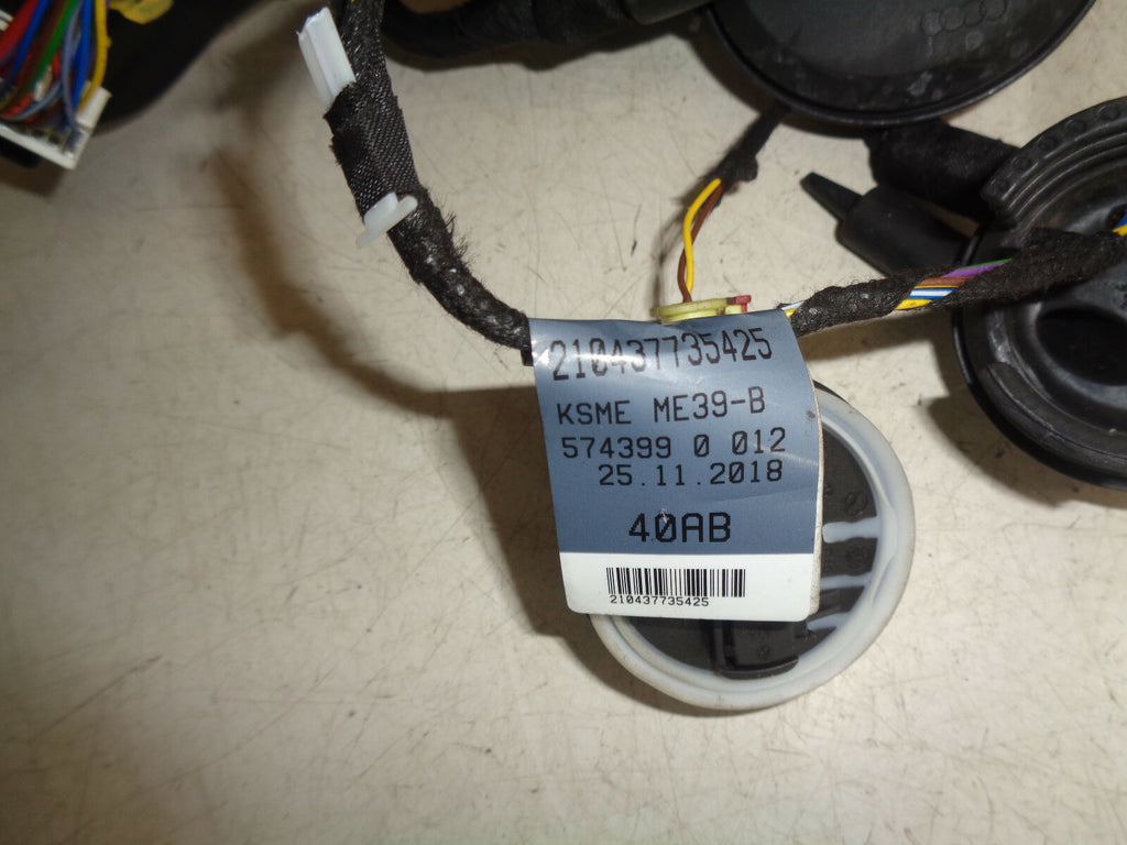 AUDI A3 2017 NSF PASSENGER SIDE FRONT DOOR WIRING LOOM 8V4971030AB