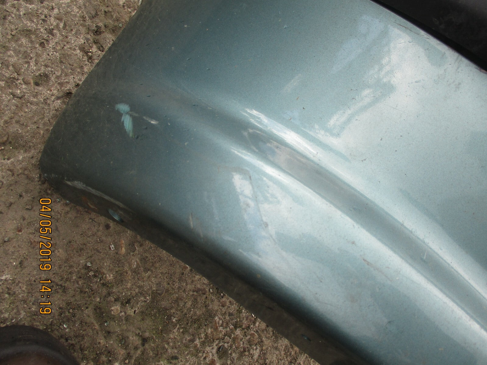 PEUGEOT 206 COMPLETE FRONT BUMPER GREEN