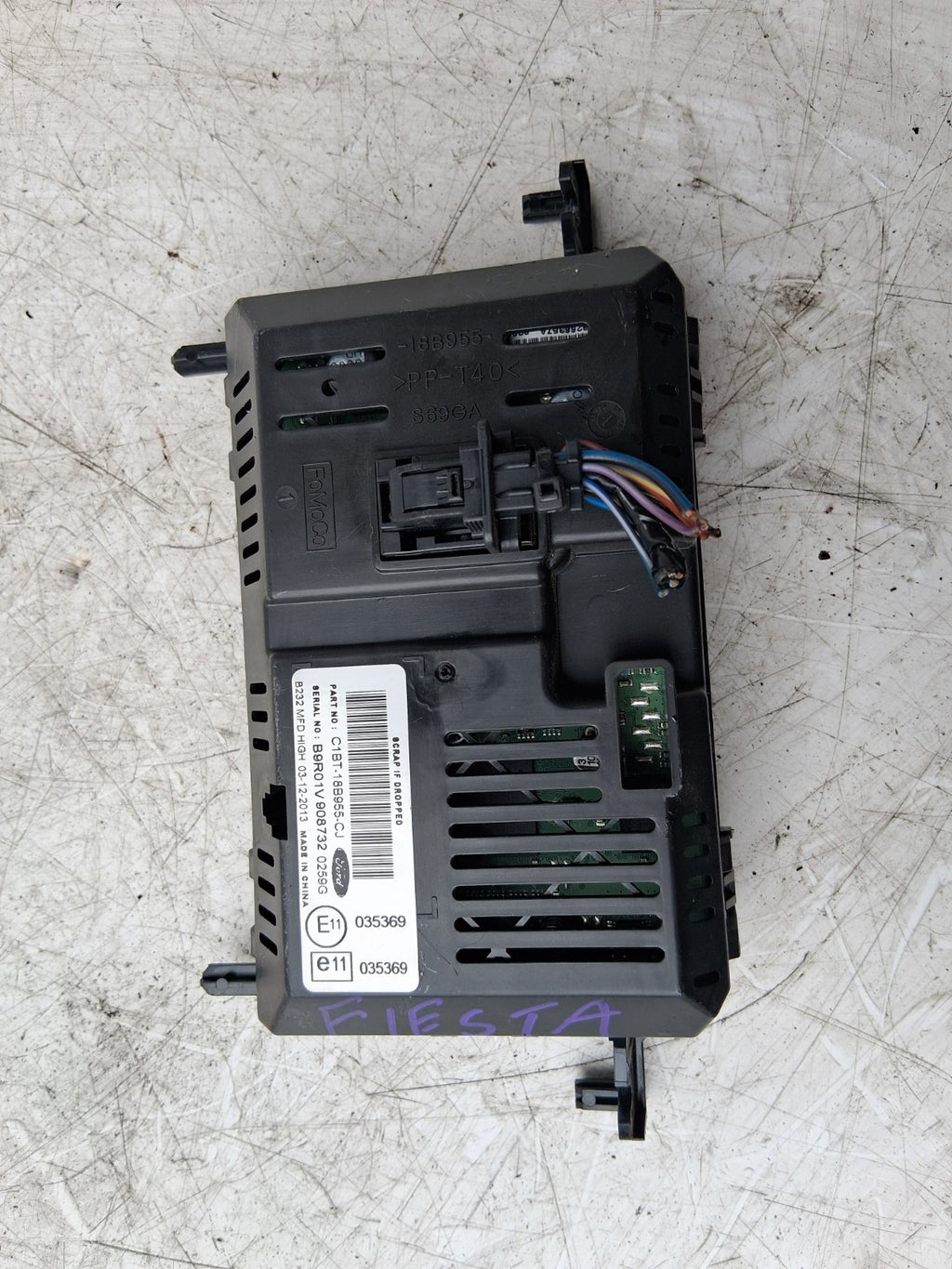 2014 FORD FIESTA MK7 RADIO STEREO DISPLAY SCREEN MULTIMEDIA C1BT18B955CJ