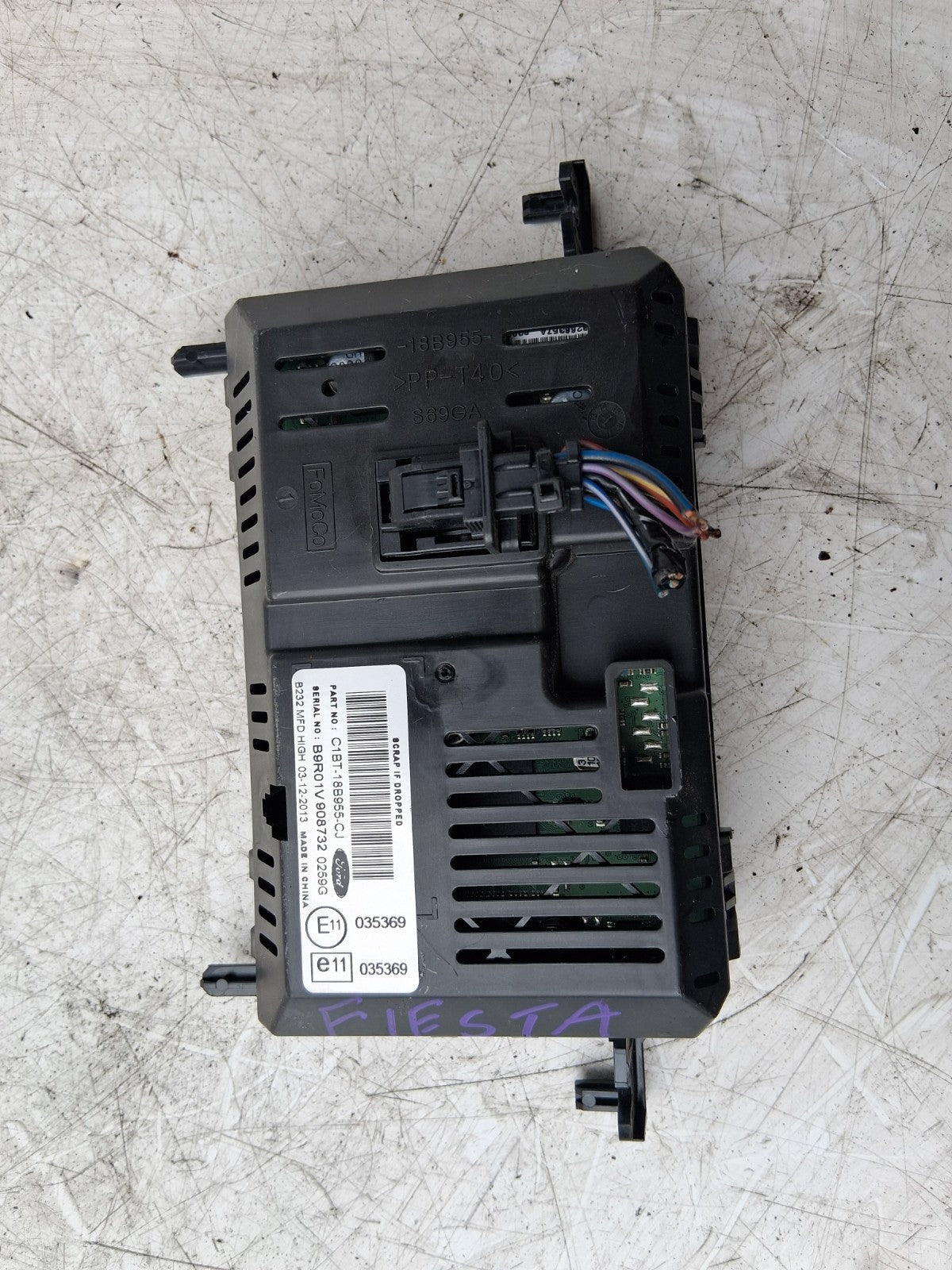 2014 FORD FIESTA MK7 RADIO STEREO DISPLAY SCREEN MULTIMEDIA C1BT18B955CJ