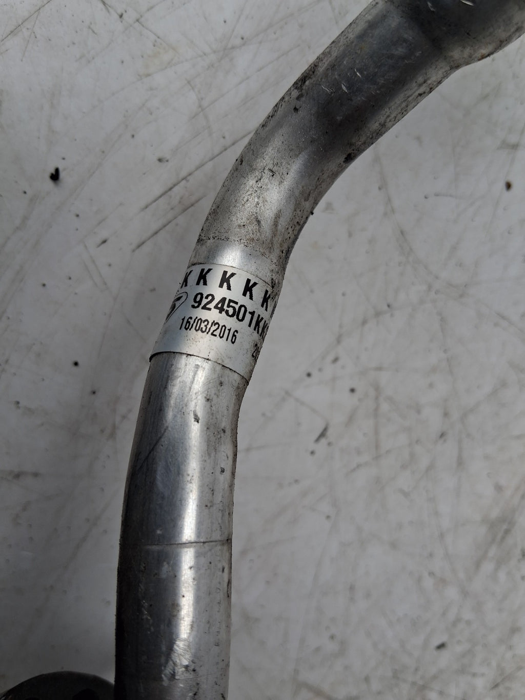2016 NISSAN JUKE F15 AC AIR CON PIPE 924501kk24