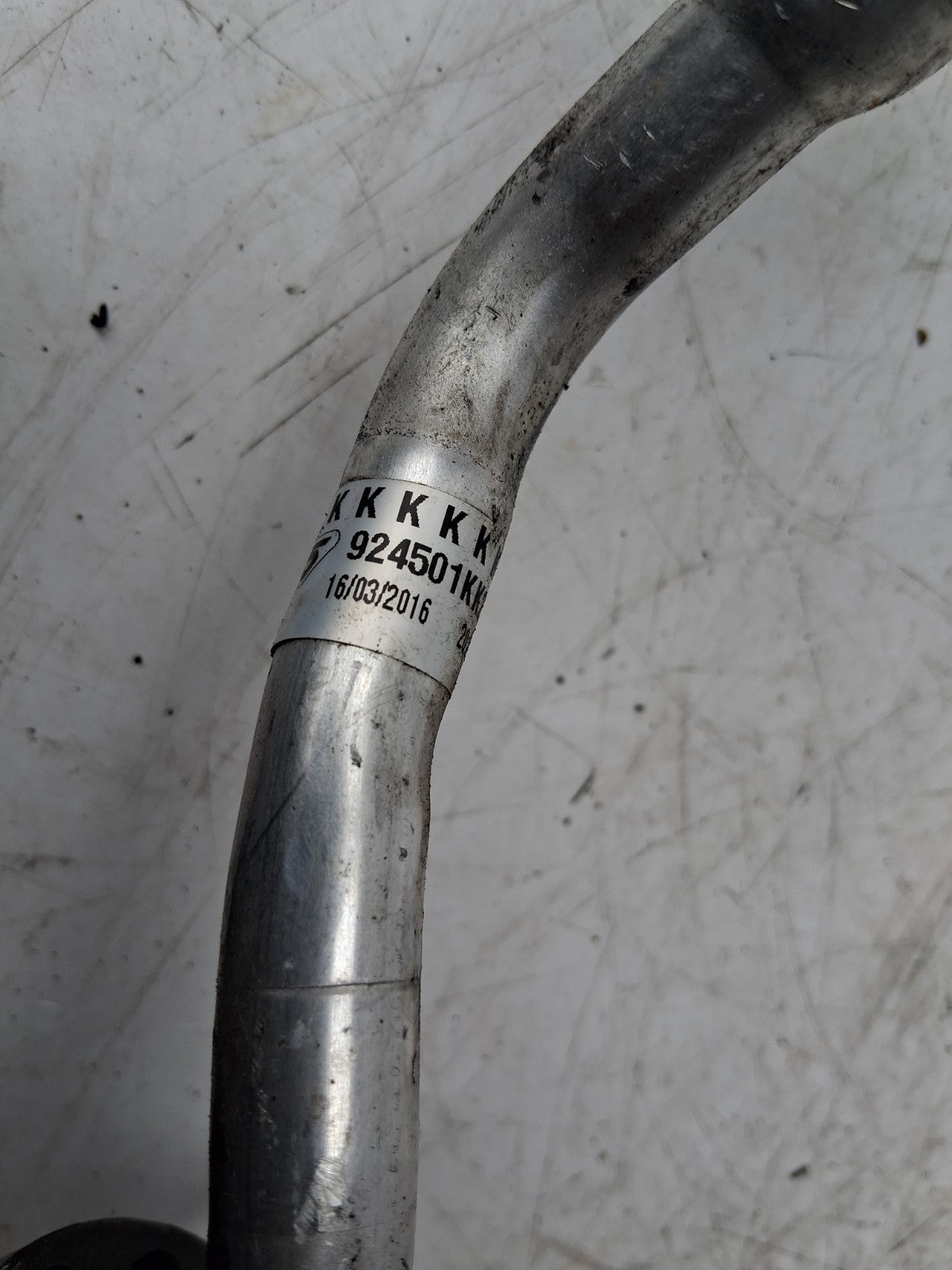 2016 NISSAN JUKE F15 AC AIR CON PIPE 924501kk24