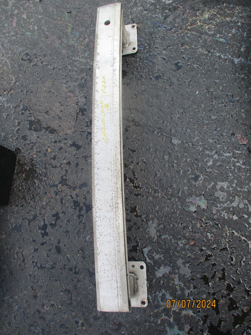 VAUXHALL GRANDLAND 2018 HATCHBACK REAR BUMPER REINFORCEMENT CRASH BAR