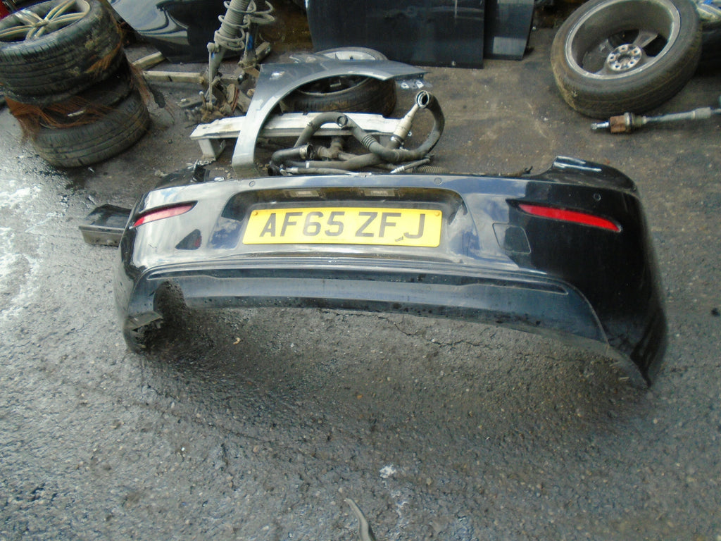 BMW 1 SERES F20 2015 LCI FACELIFT REAR BUMPER BLACK DAMAGED