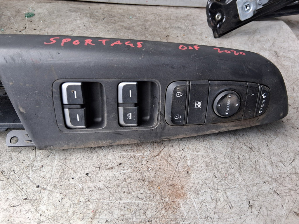2020 KIA SPORTAGE OS DRIVER SIDE REAR WINDOW CONTROL SWITCH 93530D9500