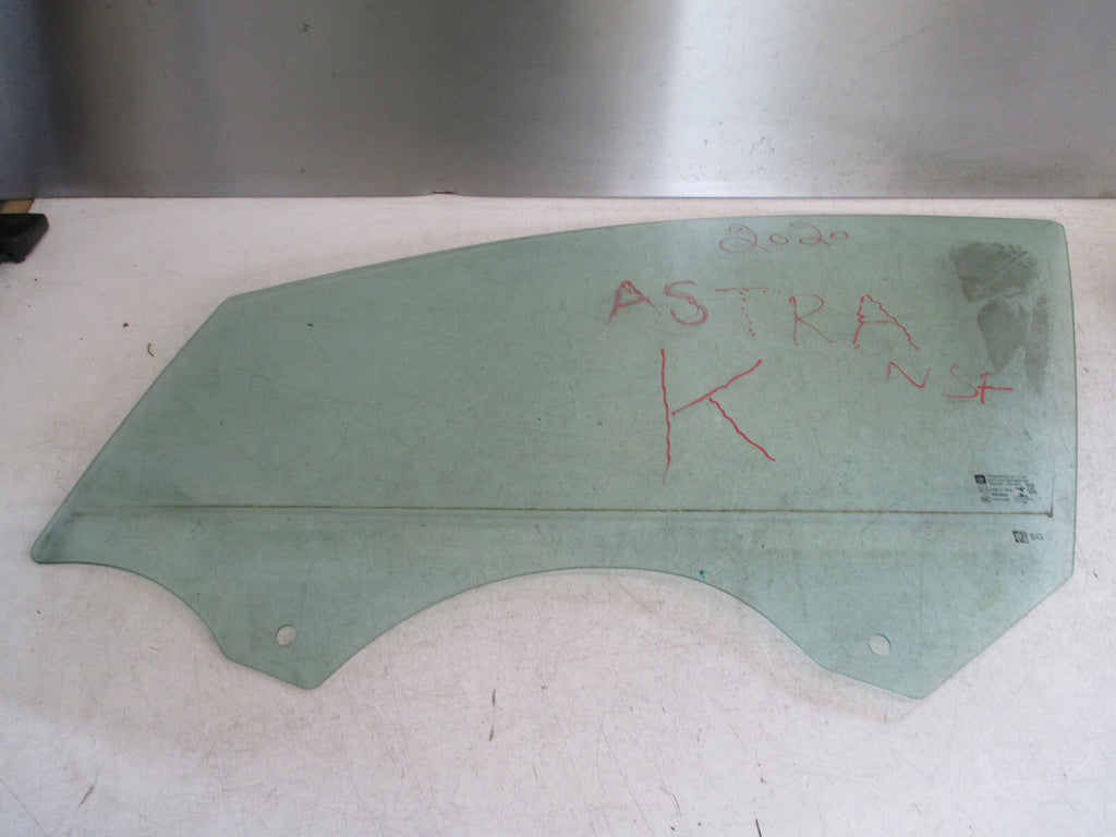 VAUXHALL ASTRA K MK7 2020 NSF PASSENGER SIDE FRONT MAIN WINDOW DOOR GLASS