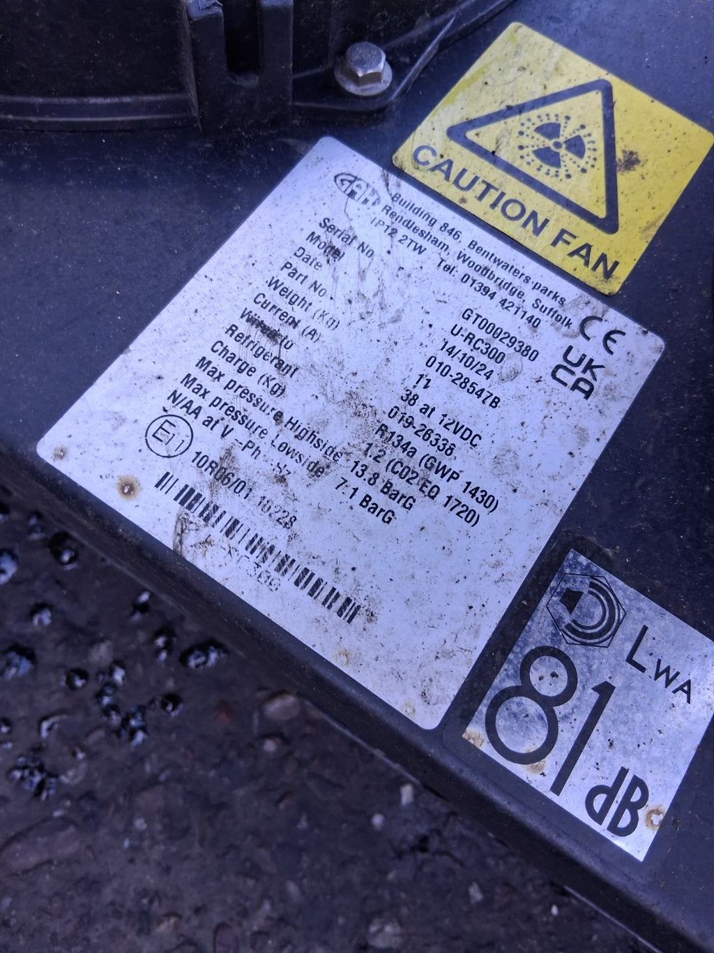 2024 FIAT DUCATO MK3 LUTON BODY REFRIGERATOR UNIT