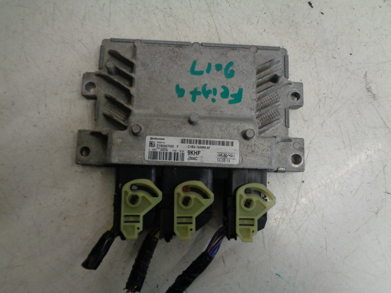 FORD FIESTA MK7 2017 ECU ENGINE CONTROL UNIT ASSEMBLY MODULE C1BG-12A650-AF