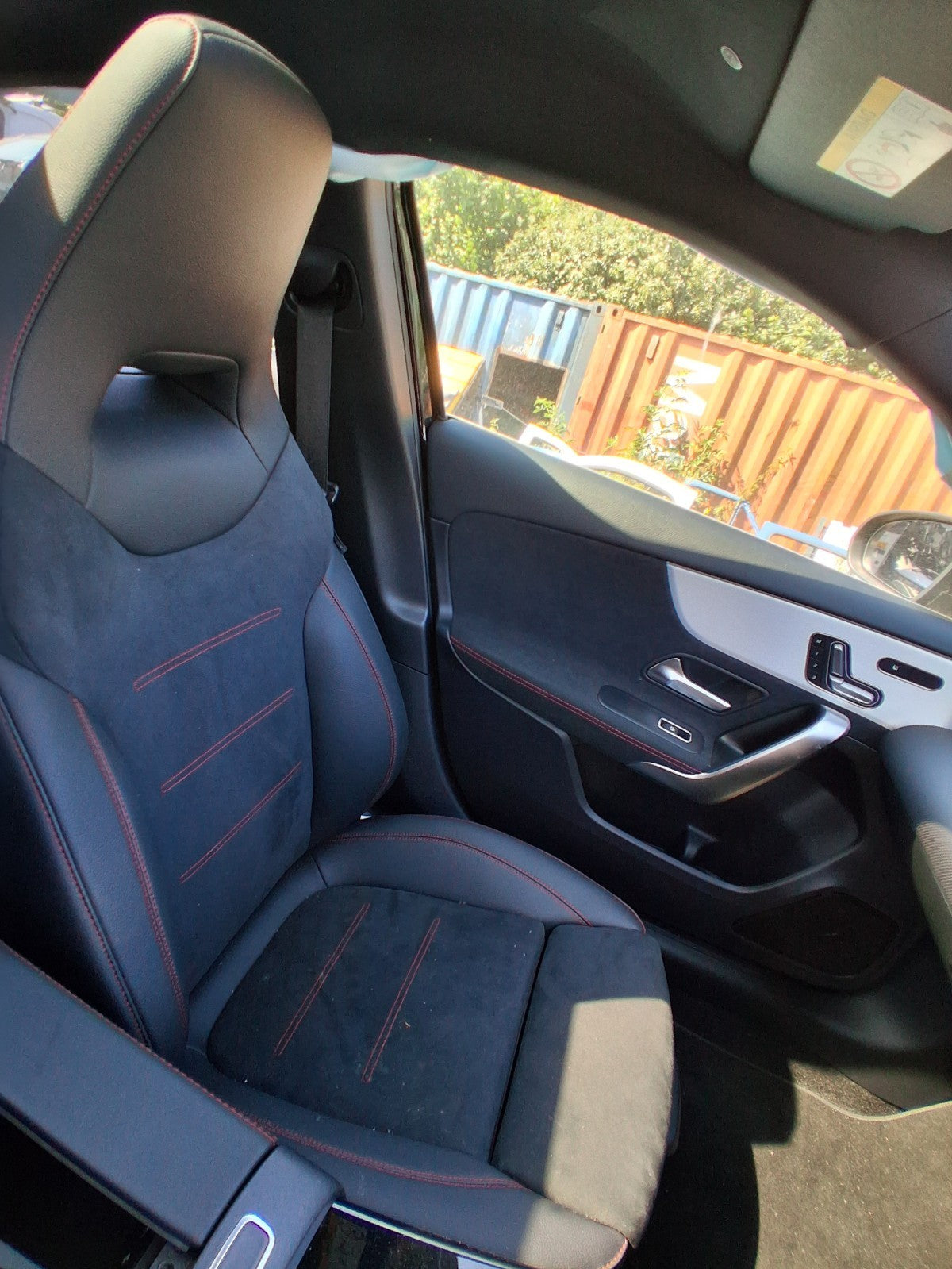 2023 MERCEDES BENZ A CLASS AMG W177 NS PASSENGER SIDE ELECTRIC SEAT RED STITCH