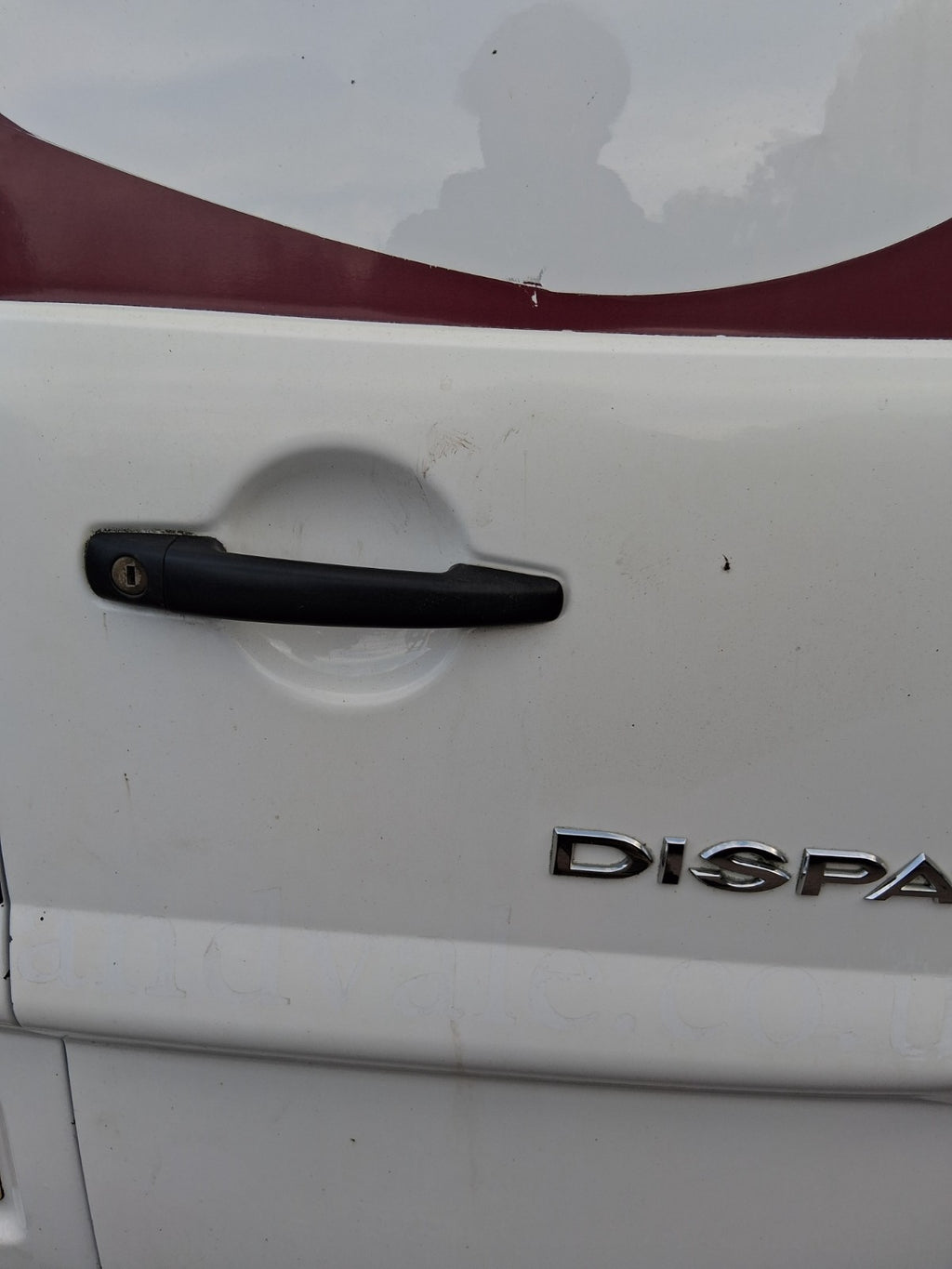 2016 CITROEN DISPATCH MK2 OSR DRIVER SIDE REAR RIGHT COMPLETE DOOR WHITE