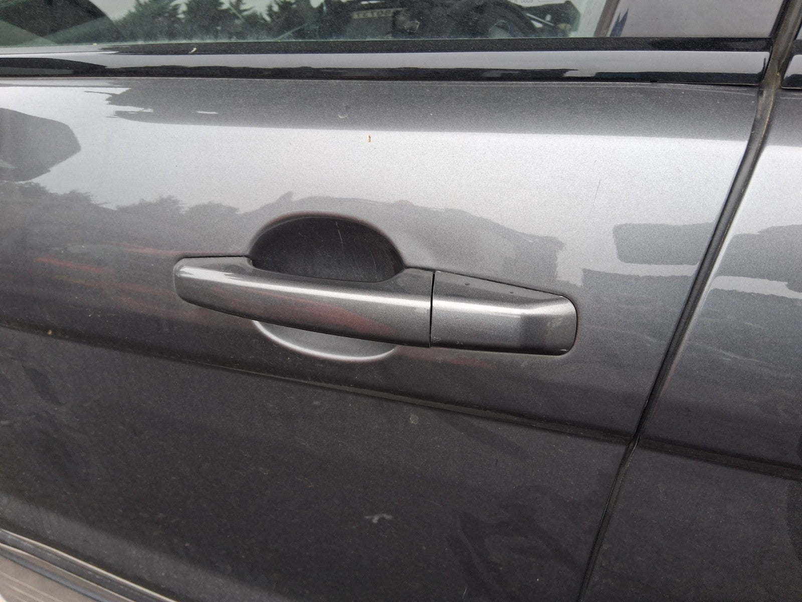 2016 RANGE ROVER EVOQUE L538 NSF PASSENGER SIDE FRONT DOOR HANDLE GREY 863