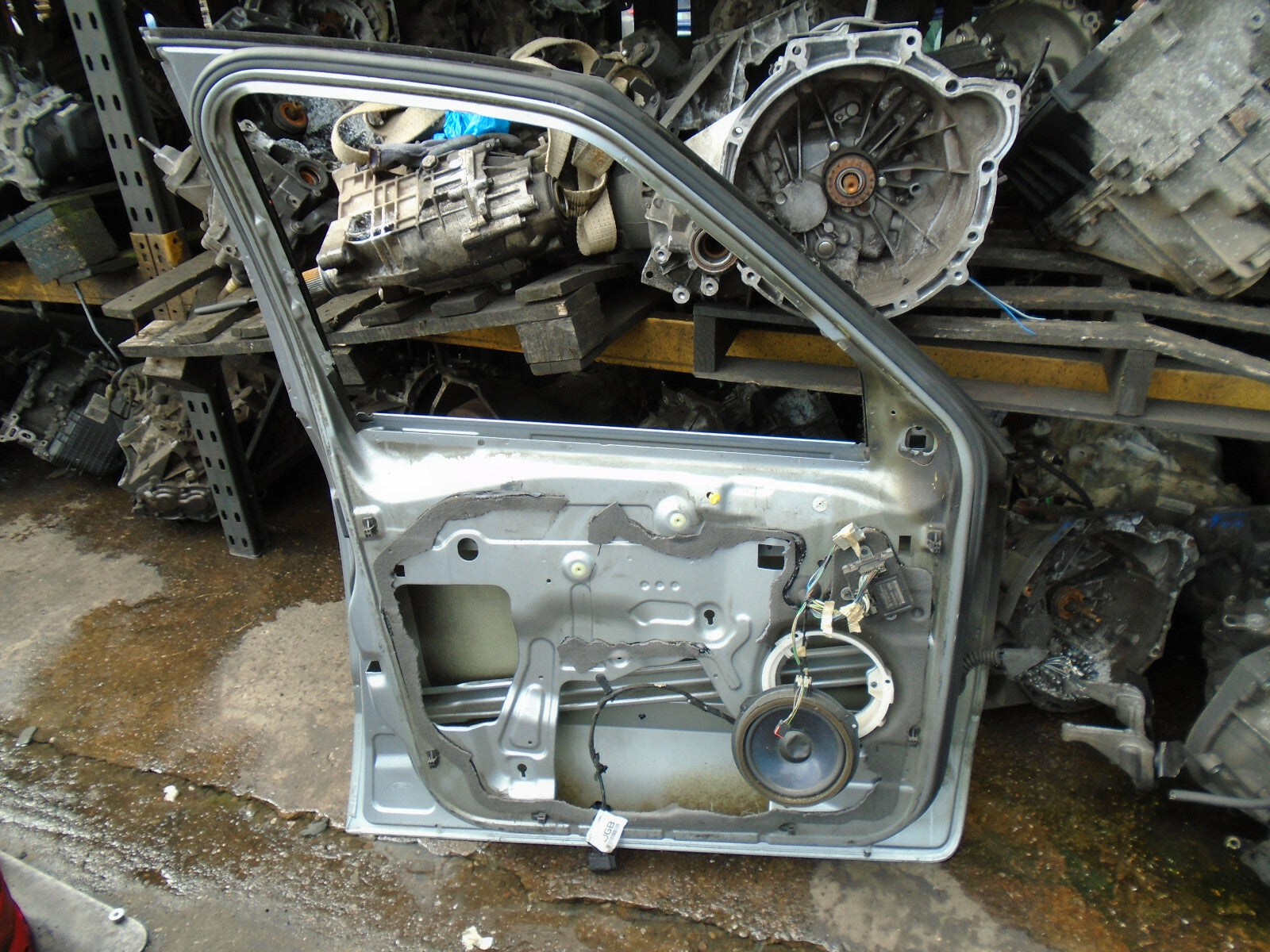 FORD S MAX MK1 2012 NSF PASSENGER SIDE FRONT BARE DOOR SHELL GREY
