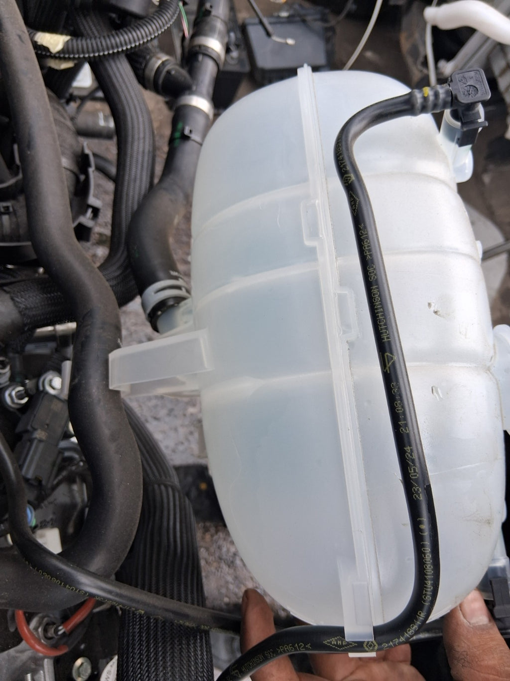 2024 RENAULT TRAFIC X82 2.0 DIESEL COOLANT OVERFLOW TANK WITHOUT LID 217105057R