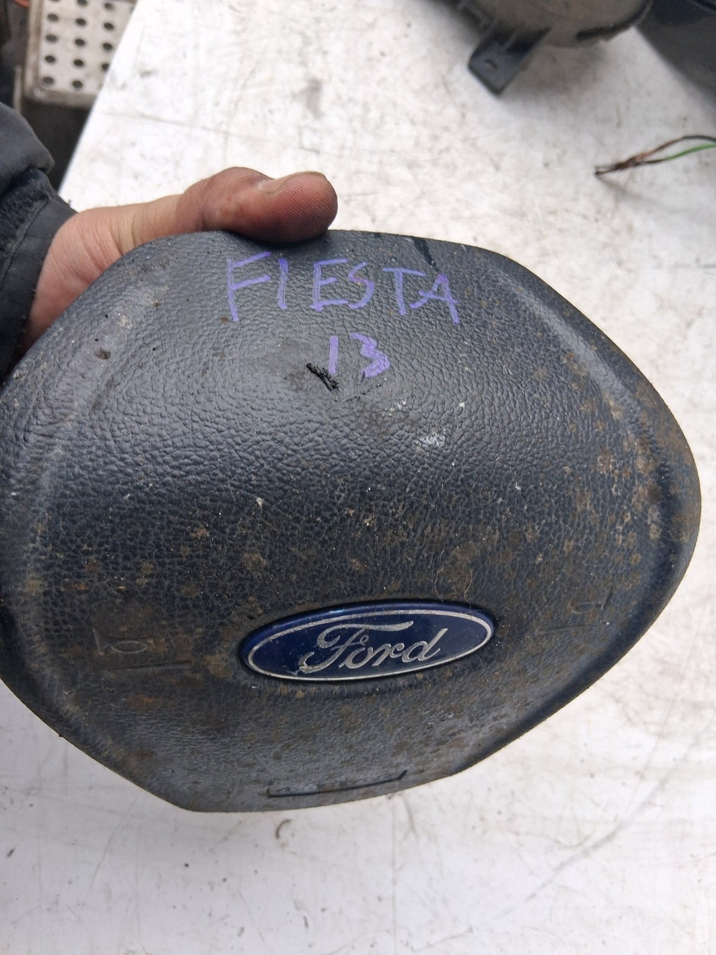 2014 FORD FIESTA MK7 STEERING WHEEL AIR BAG AIRBAG C1BBA042B85